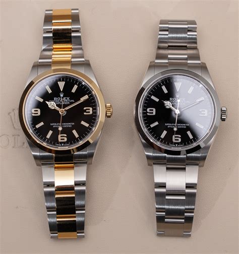 rolex explorer 36mm replica|rolex explorer 36mm two tone.